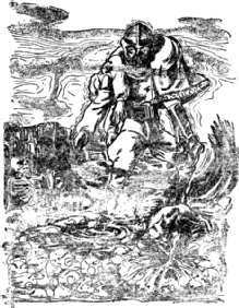 Illustration from the original publication of The Beast of Space