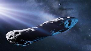An artists impression of Oumuamua