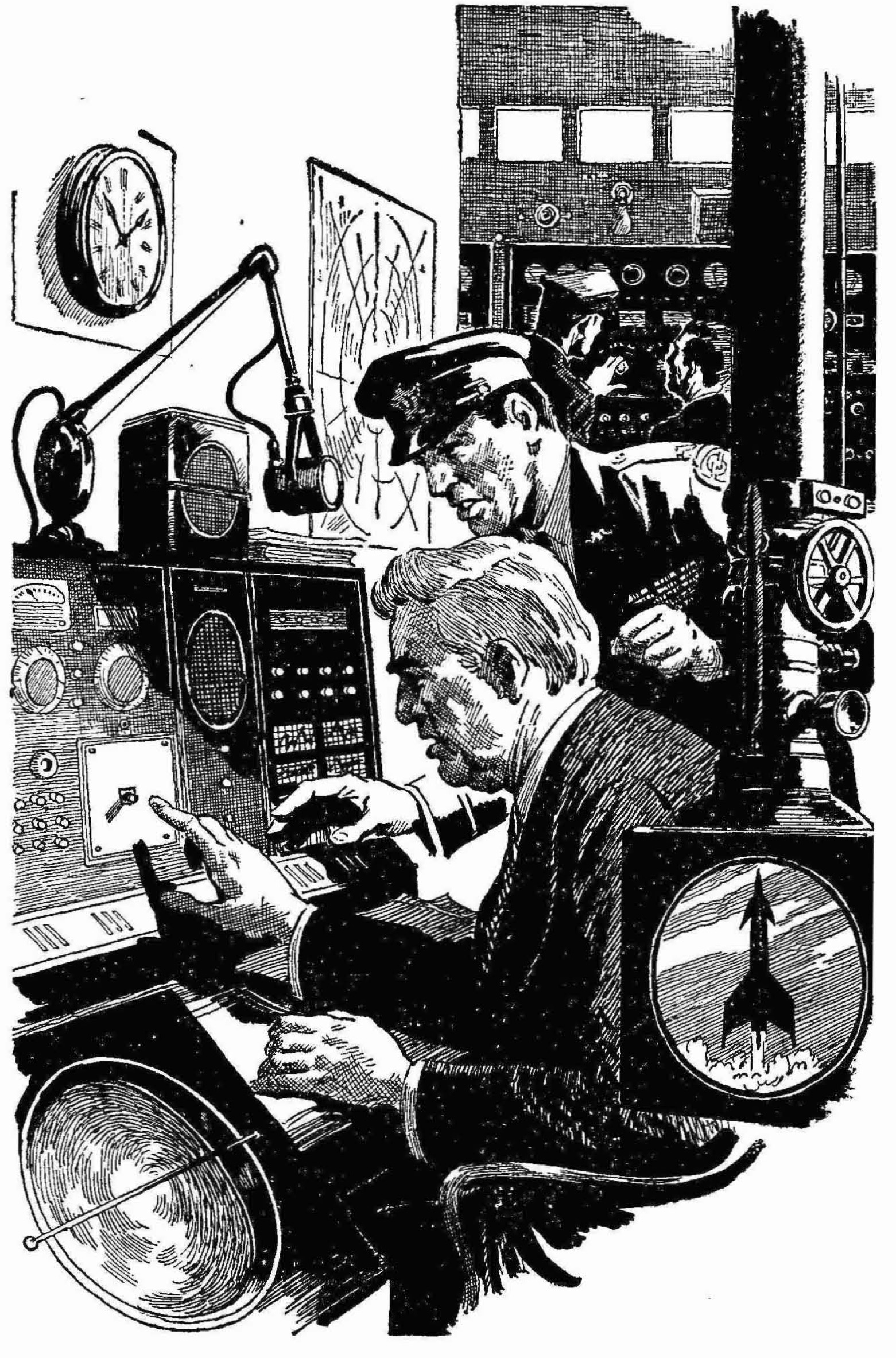Internal illustration for Progress Report, from IF, July 1953. image: archive.org