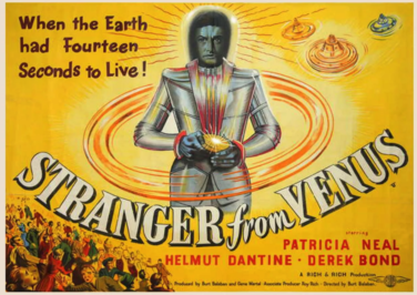 Theatrical poster for the film Stranger from Venus. image: wikimedia