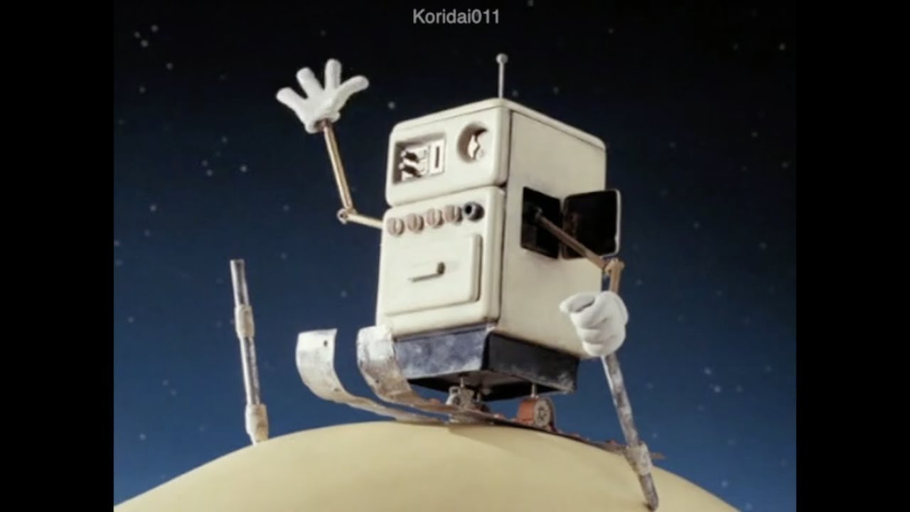 A robot skiing on the Moon in Wallace and Gromit: A Grand Day Out