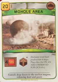 Mohole Area card from the game Terraforming Mars