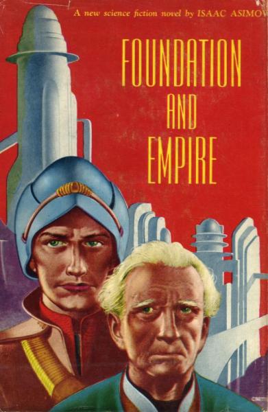 Book cover for Foundation and Empire by Isaac Asimov.  Image source: isfdb