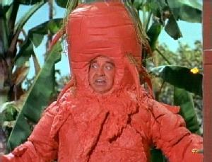 Carrot-man Tybo from Lost in Space episode The Great Vegetable Rebellion