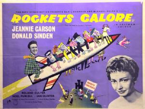 Film poster for Rockets Galore (1958)