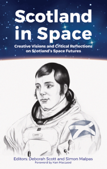 Cover image of the anthology Scotland in Space