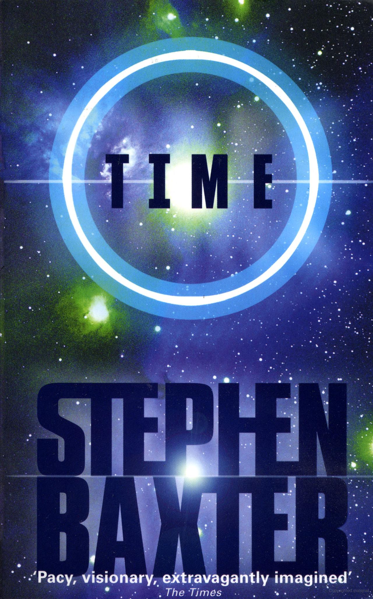 Book cover of Time by Stephen Baxter.