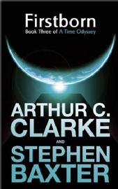 Book cover of Firstborn by Clarke and Baxter, 2009 Gollancz edition. source: isfdb
