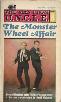 Cover of The Man from UNCLE novel The Monster Wheel Affair