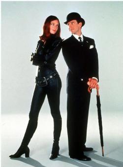 John Steed and Emma Peel in the mid-1960s.