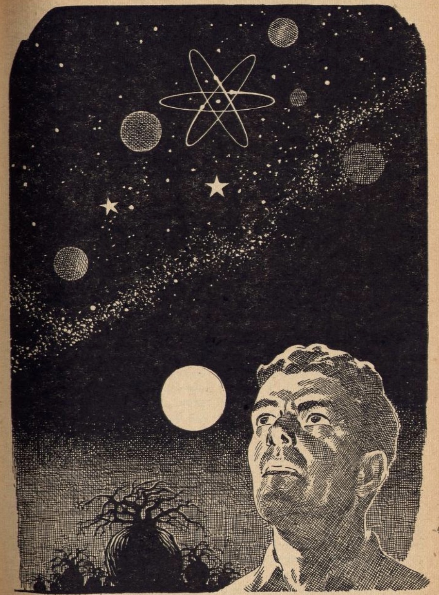 Internal illustration for Success Story from Astounding magazine. artist: Orban. source: isfdb