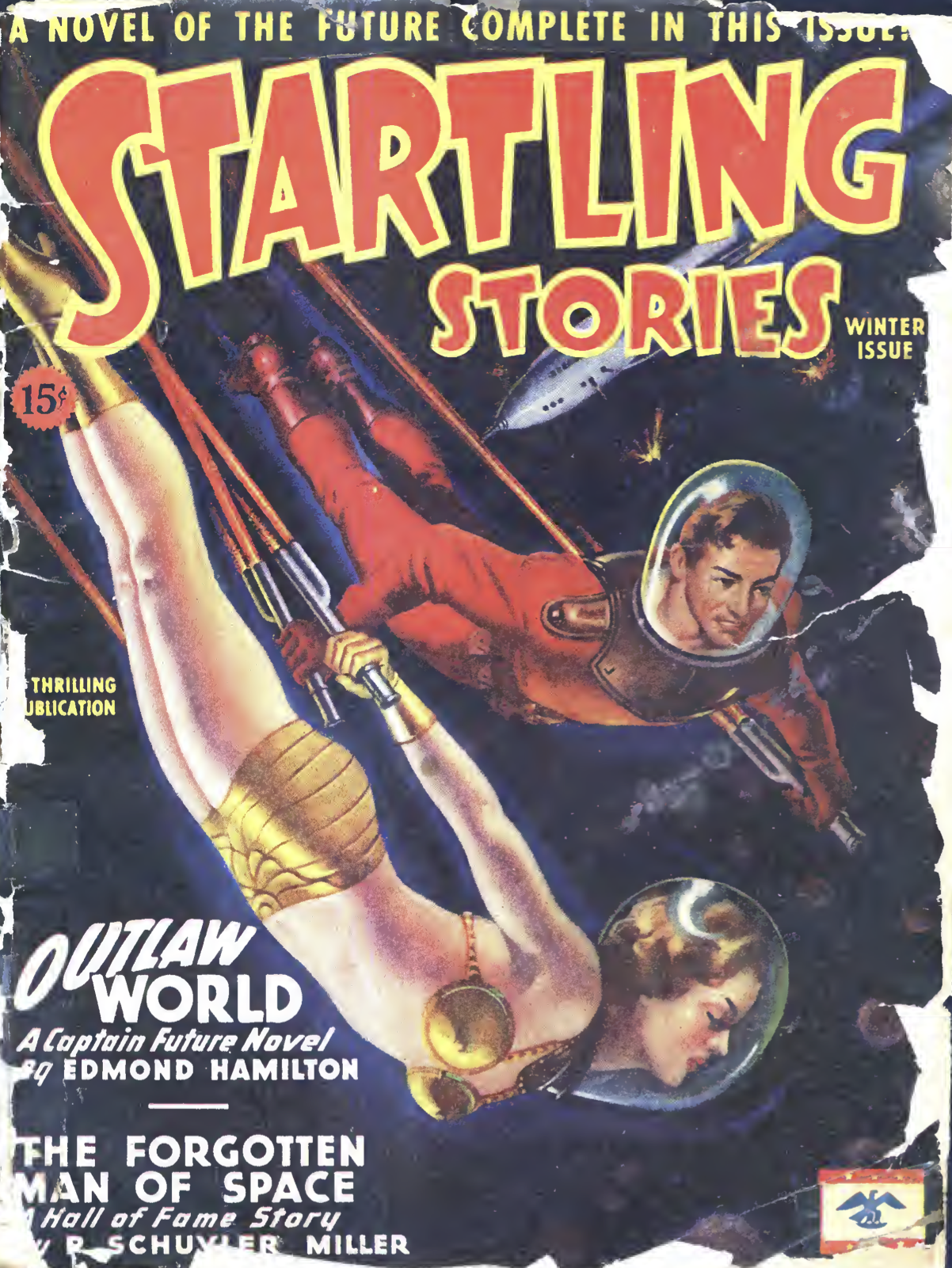 Cover fro Startling Stories, Winter 1946