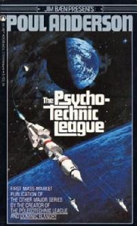 Cover of the 1980s compilation of The Psychotechnic League by Poul Anderson