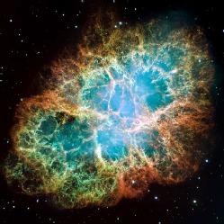 The Crab Nebula supernova remnant, as observed by Hubble (ESA/NASA)