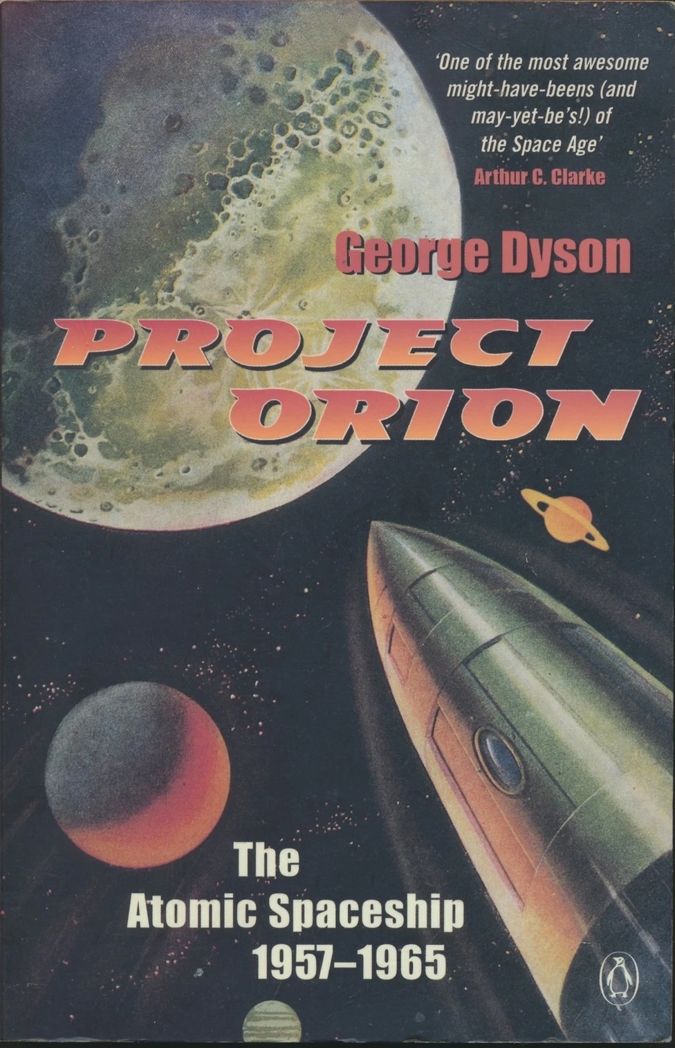 Book cover for Project Orion by George Dyson. image source: ebay