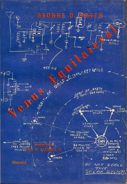 Book cover for Venus Equilateral by George O Smith. image: isfdb