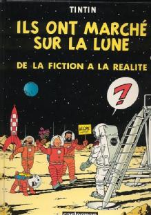 Book cover of the exhibition guide Ils Ont Marche sur la Lune - de la fiction a la realite