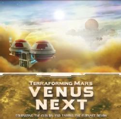 Cloud-settlement cover imagery for Terraforming Mars: Venus Next by FryxGames