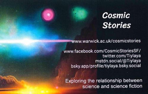 Image illustrating Cosmic Stories blog