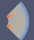 Simulation of a Gibson-Low flux rope erupting from within a magnetostatic corona