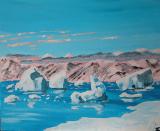 Rothera 1, acrylics