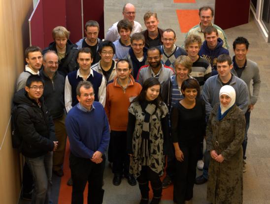 Group photo taken at the iMR CDT Kick - Off Training Workshop in December 2011, University of Warwick
