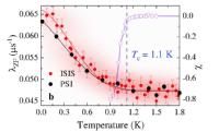 Chiral singlet superconductivity in the weakly correlated metal LaPt3P, P. K. Biswas, S. K. Ghosh, J. Z. Zhao, D. A. Mayoh, N. D. Zhigadlo, X. Xu, C. Baines, A. D. Hillier, G. Balakrishnan, and M. R. Lees, Nature Communications 12, 2504 (2021).