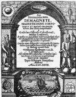 De Magnete, Title Page 1628 edition
