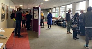 Poster competition on concourse