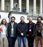 Group members at the Optical Terahertz Science and Technology conference, at UCL in April 2017.