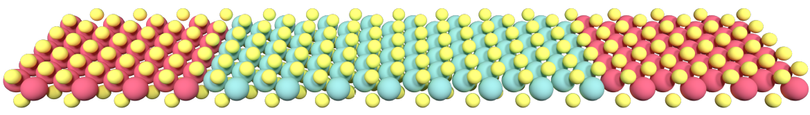 WS2-MoS2 lateral heterostructure