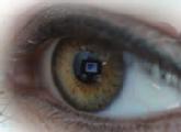 Photo of eye in eye tracking