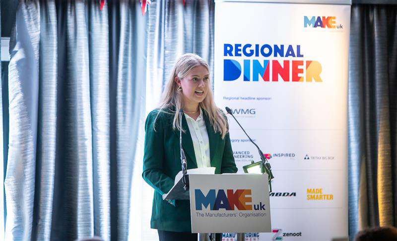 Make UK Midlands and East Regional Dinner , photograph by Neil Mansfield (https://www.neilmansfield.com/)