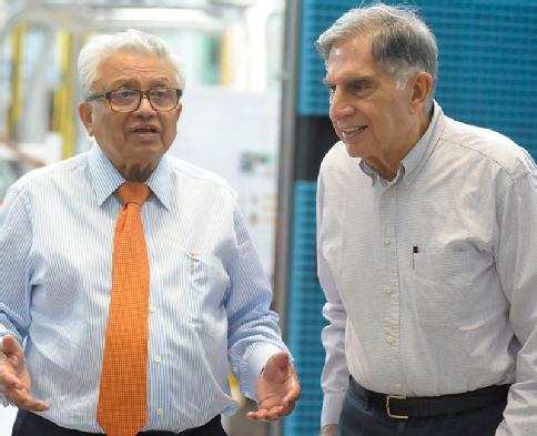 Professor Lord Bhattacharyya and Ratan Tata