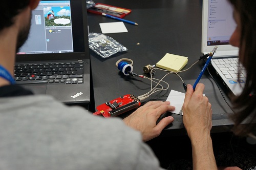 Sensing our world - an activity that uses programmable hardware and Scratch to build DIY sensors