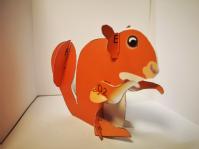 paper squirrel assembled