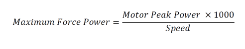 Maximum Power Limit Equation
