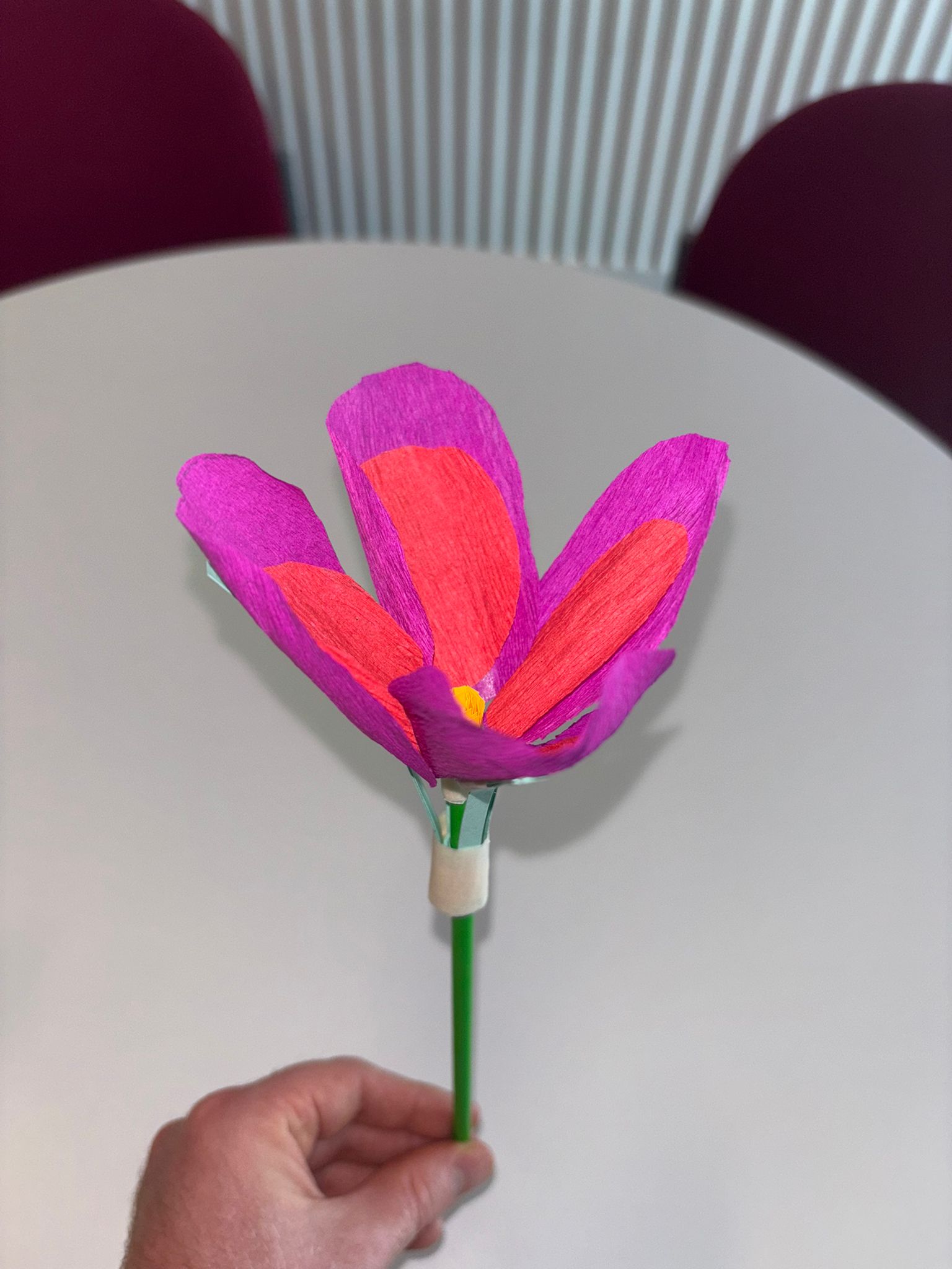 A paper flower