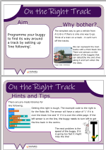 On The Right Track Challenge Card