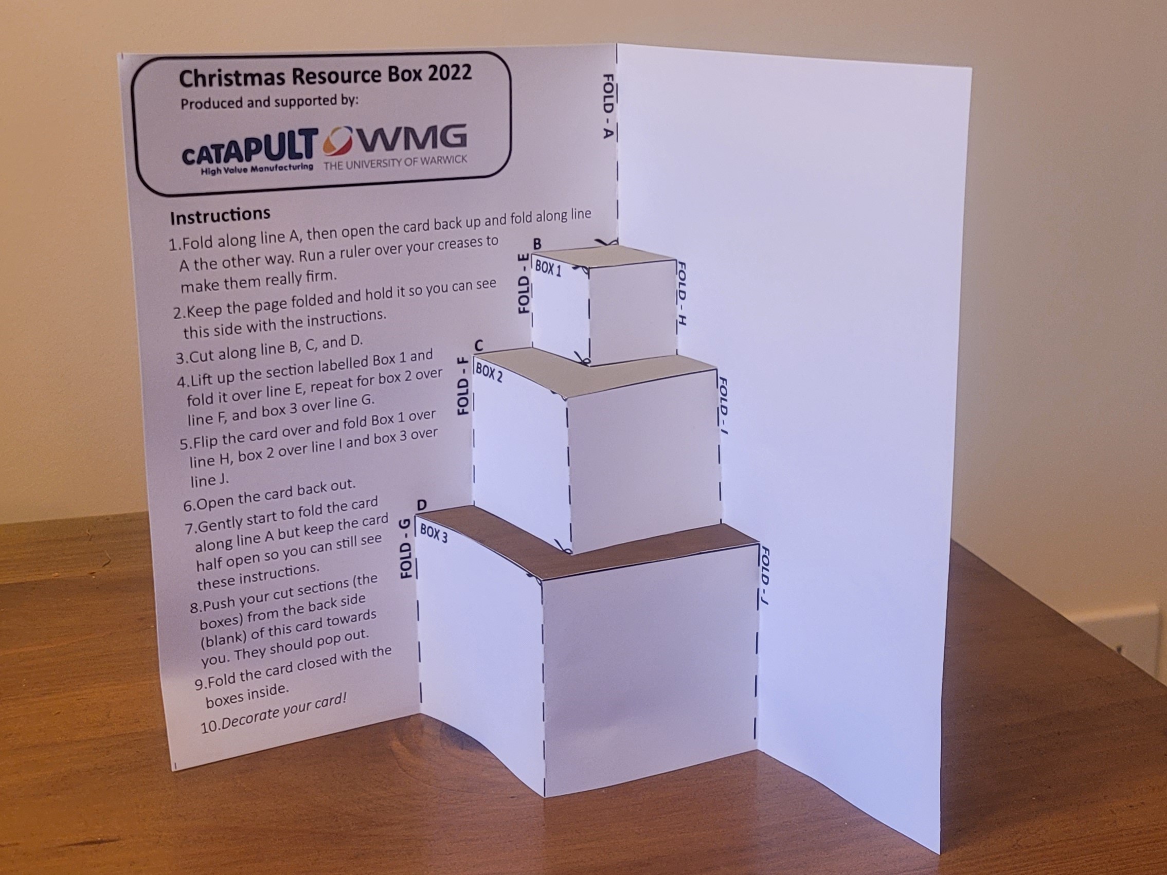 box stack template assembled