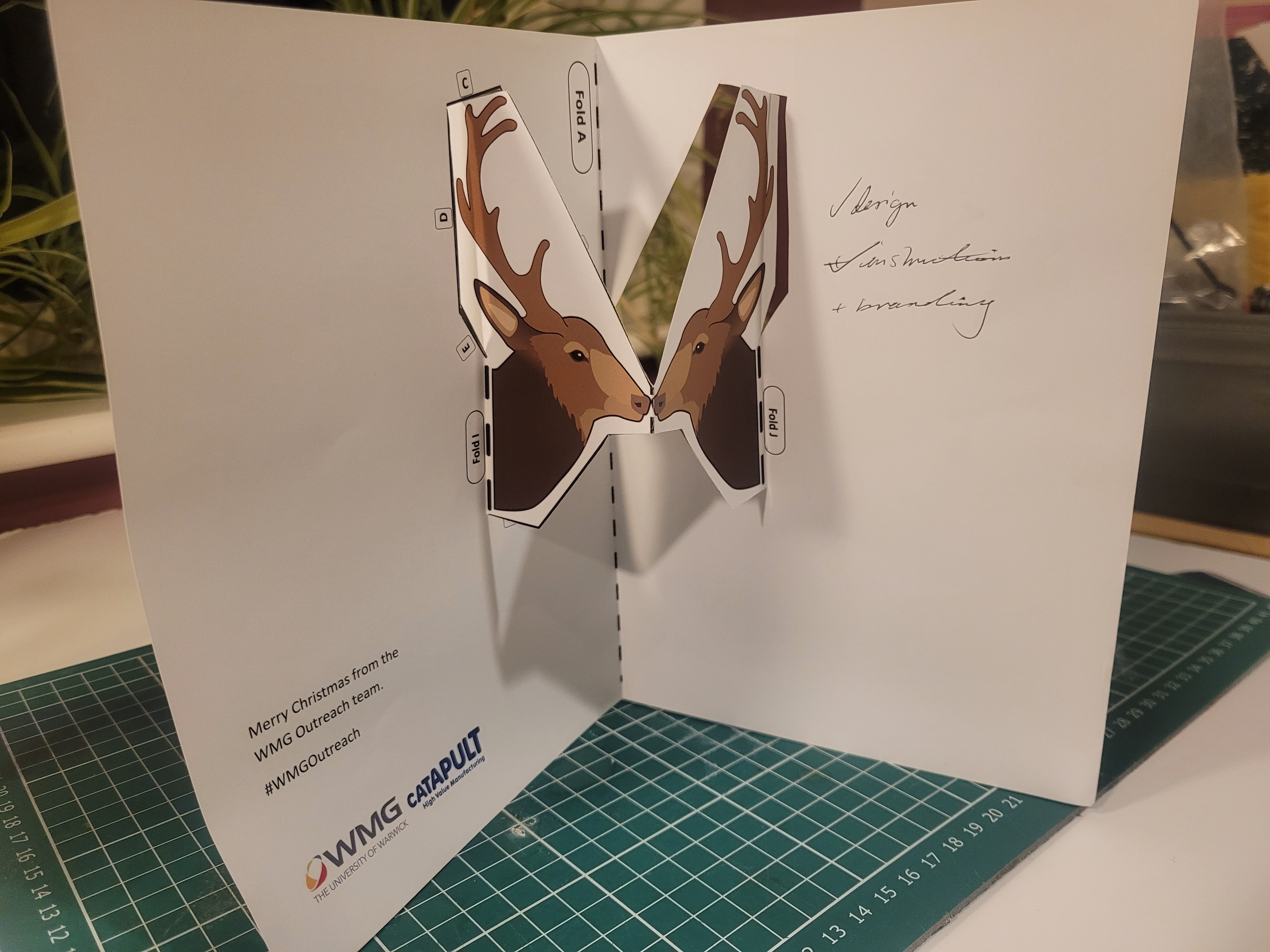 Stag card assembled
