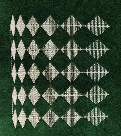  image of the stitched pattern