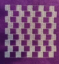 Stacked Blocks Horizontal Stitched Pattern