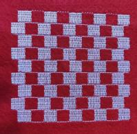 Stackled Blocks Vertical Stitched Pattern