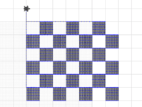 output of grid of blocks program