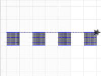output from the row of blocks function