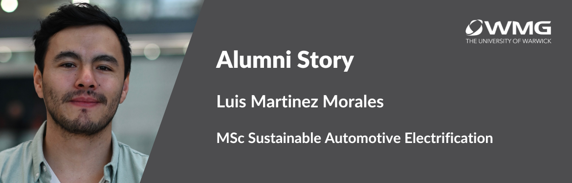 Luis Martinez Morales WMG alumni