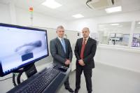 Detective Superintendent Mark Payne (left) and Professor Mark Williams (right) at WMG