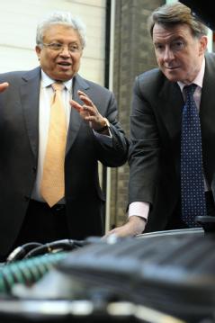 Professor Lord Bhattacharyya and Lord Mandelson