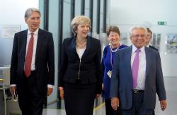 Prime Minister and Chancellor at WMG, September 2016